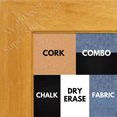 BB1845-4 Natural Clear 1 3/4" Wide Value Price Medium To Extra Large Custom Cork Chalk Or Dry Erase Board