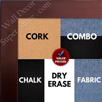 BB1846-1 | Bronze | Custom Cork Bulletin Board | Custom White Dry Erase Board | Custom Chalk Board