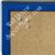 BB234-1 Royal Blue With Bevel Small Custom Cork Chalk or Dry Erase Board