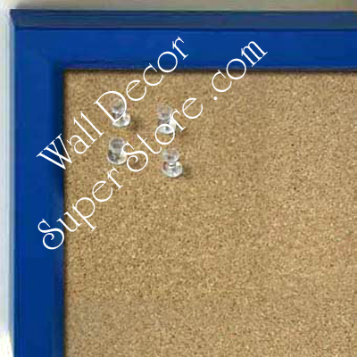 BB234-1 Royal Blue With Bevel Small Custom Cork Chalk or Dry Erase Board