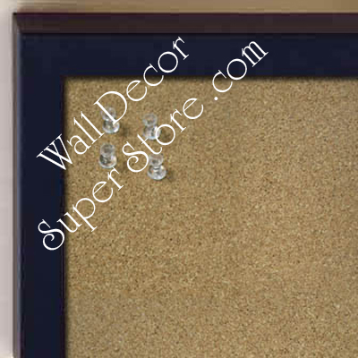 disc BB235-10 Dark Navy Blue Small Custom Cork Chalk or Dry Erase Board