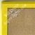 disc BB235-3 Yellow Small Custom Cork Chalk or Dry Erase Board