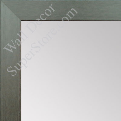 MR1940-2 Metal Brushed Pewter Grey Medium Custom Wall Mirror Custom Floor Mirror