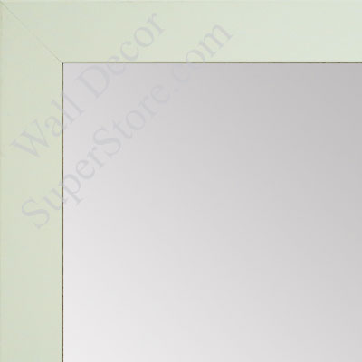 MR1940-6 Metal Matte White Medium Custom Wall Mirror Custom Floor Mirror