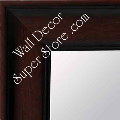 available  ? MR136-2 Dark Walnut - Flat Profile Large Custom Wall Mirror Custom Floor Mirror