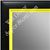 MR1401-4 Black With Yellow Lip - Medium Custom Wall Mirror Custom Floor Mirror