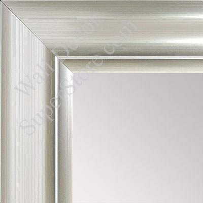 MR1521-10 Silver, Satin, Brushed Nickel  Large Custom Wall Mirror Custom Floor Mirror