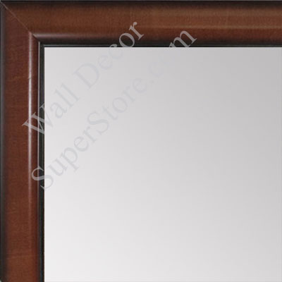 MR1523-2 Pecan - Small Custom Wall Mirror Custom Floor Mirror