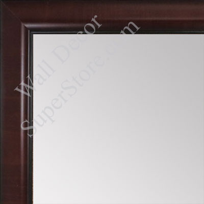 MR1523-3 Walnut - Small Custom Wall Mirror Custom Floor Mirror