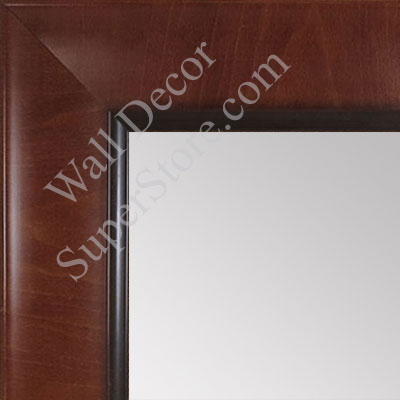 MR1525-2 Pecan - Large Custom Wall Mirror Custom Floor Mirror