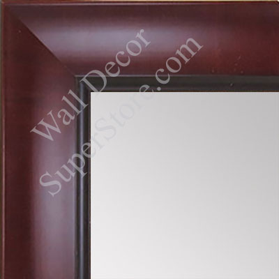 MR1525-3 Walnut - Large Custom Wall Mirror Custom Floor Mirror