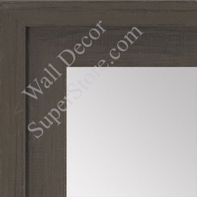 MR1534-3 Distressed Dark Brown - Large Custom Wall Mirror -  Custom Bathroom Mirror