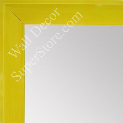 MR1536-3 Glossy Yellow - Small Custom Wall Mirror Custom Floor Mirror
