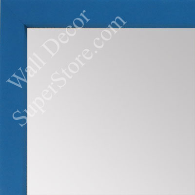 MR1538-3 Blue - Very Small Custom Wall Mirror - Custom Bathroom Mirror