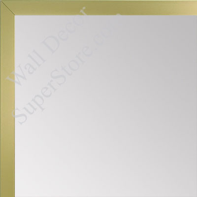 MR1540-17 Thin Metal Frosted Gold Medium Custom Wall Mirror Custom Floor Mirror