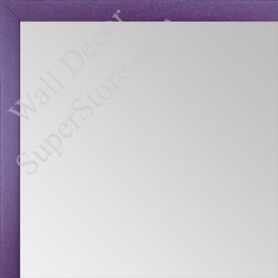 MR1540-19 Thin Metal Purple Plum Medium Custom Wall Mirror Custom Floor Mirror