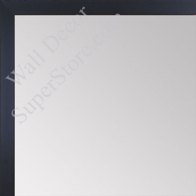 MR1540-3 Thin Metal Black Premium Clear Custom Mirror - Make Any Size -  Floor, Wall, Bathroom, More...