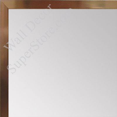 MR1540-5 Thin Metal Bright Bronze - Brass Medium Custom Wall Mirror Custom Floor Mirror