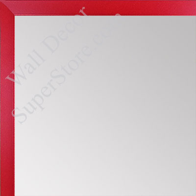 MR1540-7 Thin Metal Ruby Red Medium Custom Wall Mirror Custom Floor Mirror