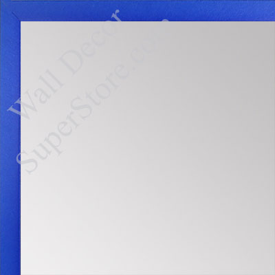MR1540-9 Thin Metal Sapphire Blue Medium Custom Wall Mirror Custom Floor Mirror
