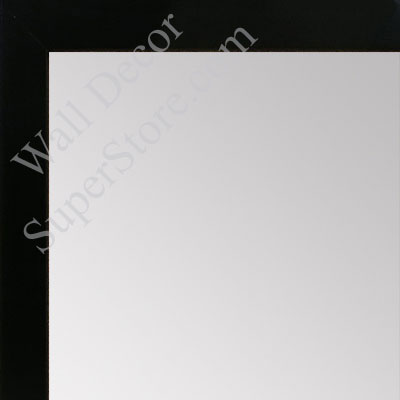MR1544-9 Black - 3/4 Inch Wide  X 1 1/4  Inch High - Custom Wall Mirror -  Custom Bathroom Mirror