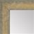 MR1555-2 Distressed Gray / Gold - Medium  Custom Wall Mirror