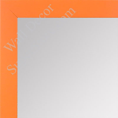 MR1564-12 Tangerine Orange - Very Small Custom Wall Mirror