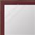MR1569-1 Red With Top Outside Distressed Accent Very Small Custom Wall Mirror - Custom Bathroom Mirror