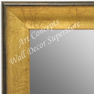 MR1662-1 | Crackle Gold / Black | Custom Wall Mirror