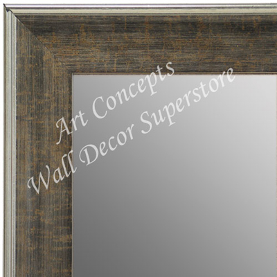 MR1670-1 | Distressed Dark Brown | Custom Wall Mirror