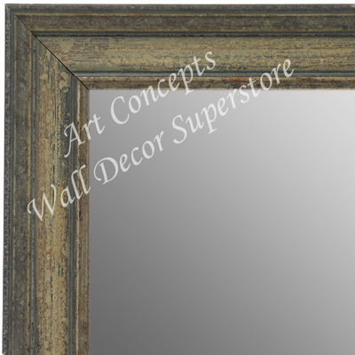 MR1671-1 | Distressed Gray | Custom Wall Mirror