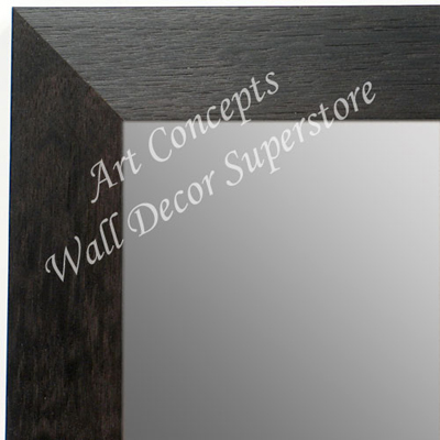 MR1682-1 | Black / Walnut | Custom Wall Mirror