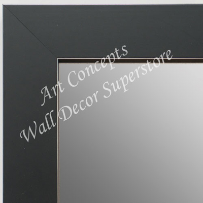 MR1689-1 | Black / Cube Moulding | Custom Wall Mirror