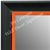 MR1690-3 | Black / Orange | Custom Wall Mirror