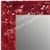 MR1692-7 | Glossy Red / Design | Custom Wall Mirror | Decorative Framed Mirrors | Wall D�cor