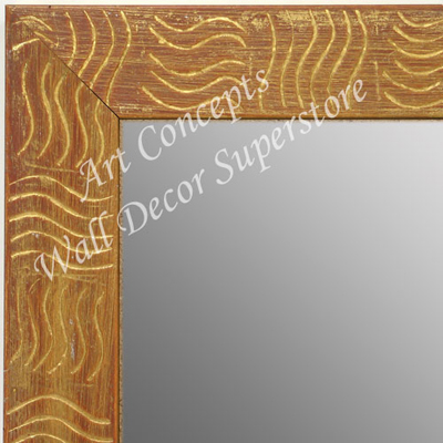 MR1702-4 | Gold / Design | Custom Wall Mirror | Decorative Framed Mirrors | Wall D�cor