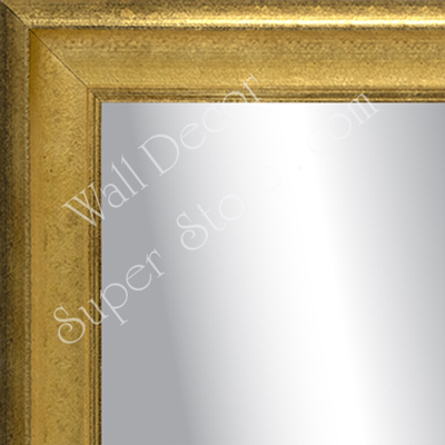 MR1907-1 Gold Scoop with Rounded Outer Edge  Custom Mirror