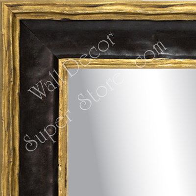 MR1924-3 Sculptured Gold and Black Panel Scoop with Lip
