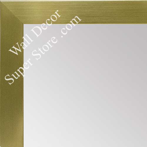 MR1962-2 Small Gold Flat Modern Custom Framed Mirror