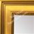 MR1965-2 Large Distressed Gold 2 1/2" Wide Custom Framed Mirror