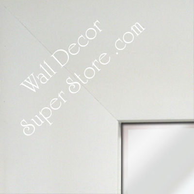 MR332-2 High Gloss White Lacquer - Extra Large Custom Wall Mirror Custom Floor Mirror