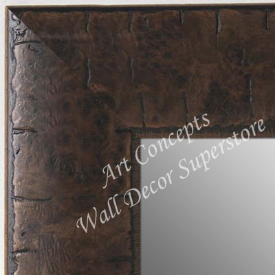 MR5211-2 Chestnut Brown Distressed - Extra Large Custom Wall Mirror Custom Floor Mirror-