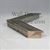 BB1515-1 Side View Oxidized Metallic Distressed Industrial Extra Large Custom Cork Chalk Erase Board