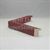BB1532-4 Side View - Red - Small Custom Cork Chalk or Dry Erase Board
