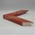 BB1533-8 Side View - Orange - Medium Custom Cork Chalk or Dry Erase Board