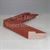BB1534-8 Side View - Orange - Extra Large Custom Cork Chalk or Dry Erase Board