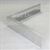 BB1540-1 Thin Metal Bright Silver -Shiny Chrome Look Custom Cork Chalk or Dry Erase Board Small To L