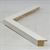 BB1543-8 White - 3/4 Inch Wide X 3/4 Inch High - Small Custom Cork Chalk Dry Erase