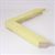 BB1564-8 Side View Soft Yellow Small Custom Cork Chalk or Dry Erase Board