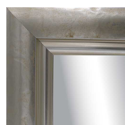 DUPLICATE MR1011-2 Warm Silver Hammered Modern Bull With Lip